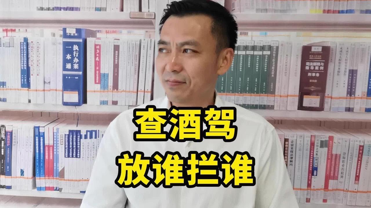交警查酒驾，放谁拦谁？ #酒驾醉驾 #醉驾 #危险驾驶罪