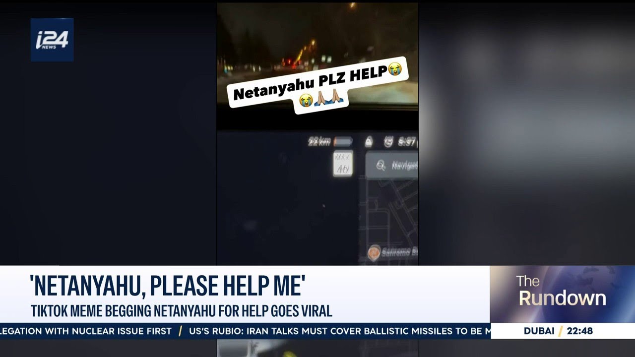 'Netanyahu, please help me' meme goes viral online