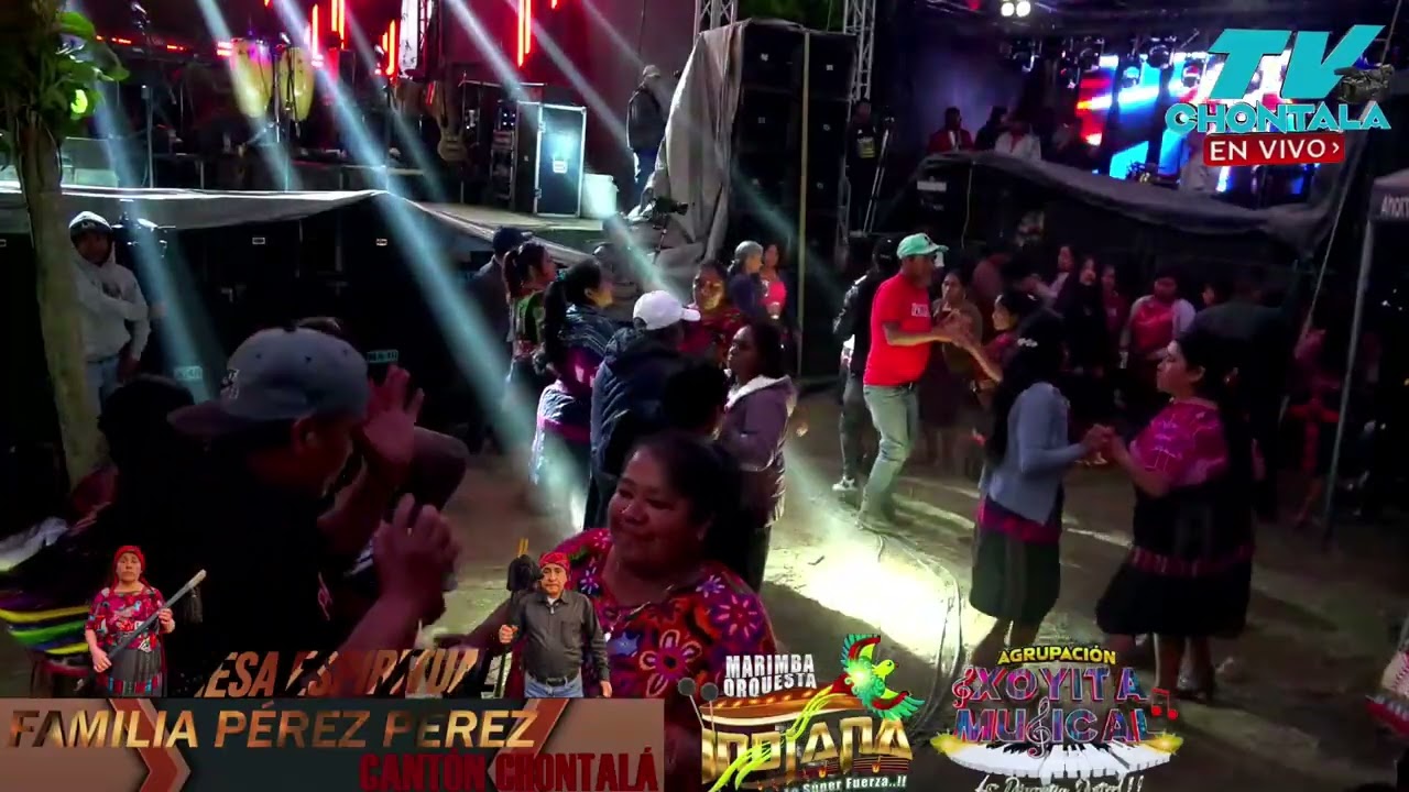 BAILE SOCIAL - MARIMBA ORQUESTA INDIANA Y XOYITA MUSICAL EN CANTÓN CHONTALÁ, CHICHICASTENANGO