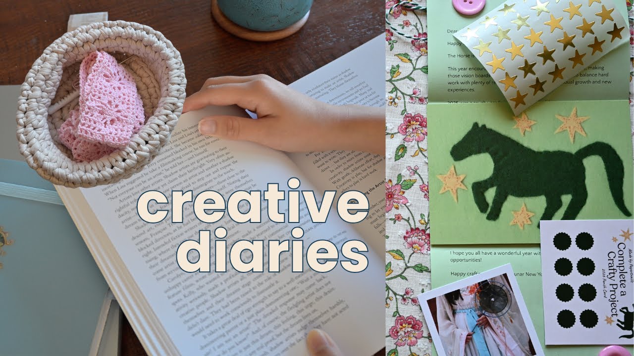 slow and crafty days | mail club, crochet, journaling 🖋️🌿