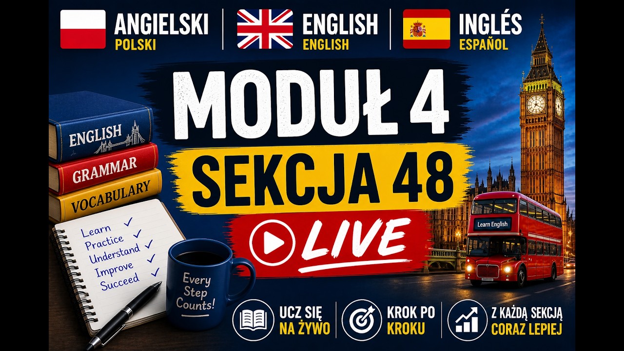 Duolingo: angielski - Moduł 4 Sekcja 48 | Trójjęzyczna ambicja