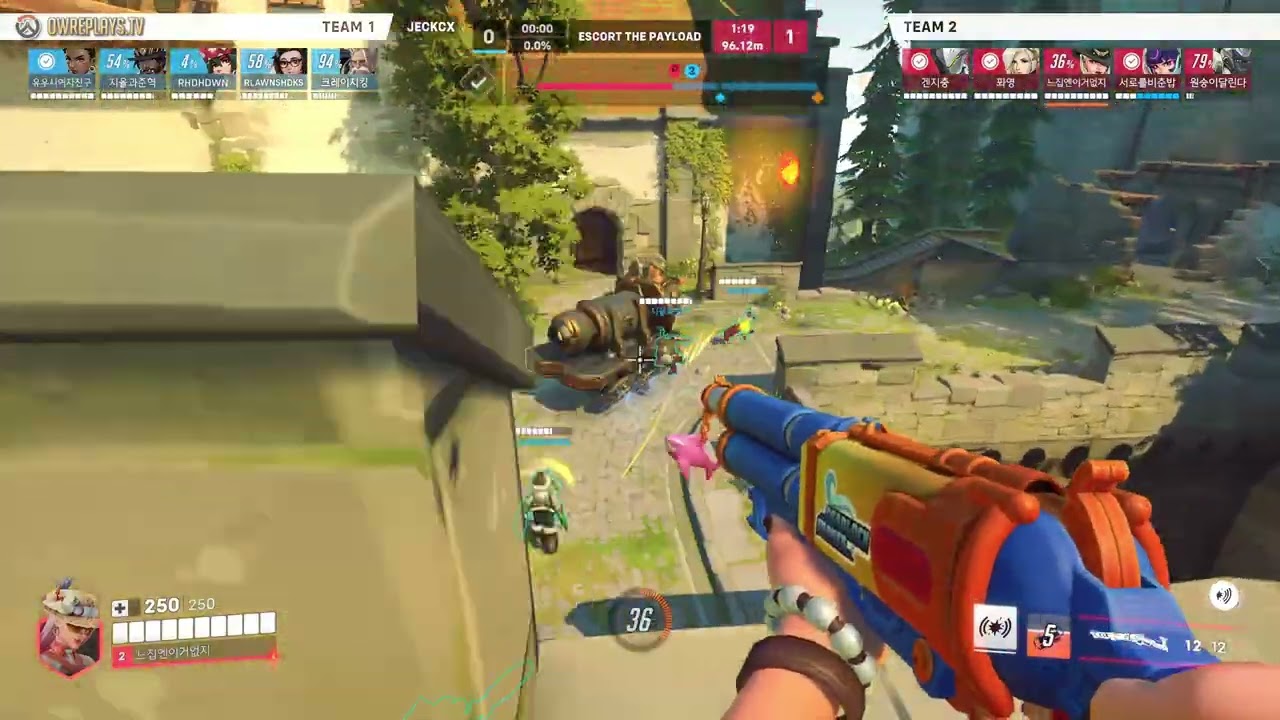 레전드 변수창출 장인 브론즈 by 느집엔이거없지 — Overwatch 2 Replay JECKCX