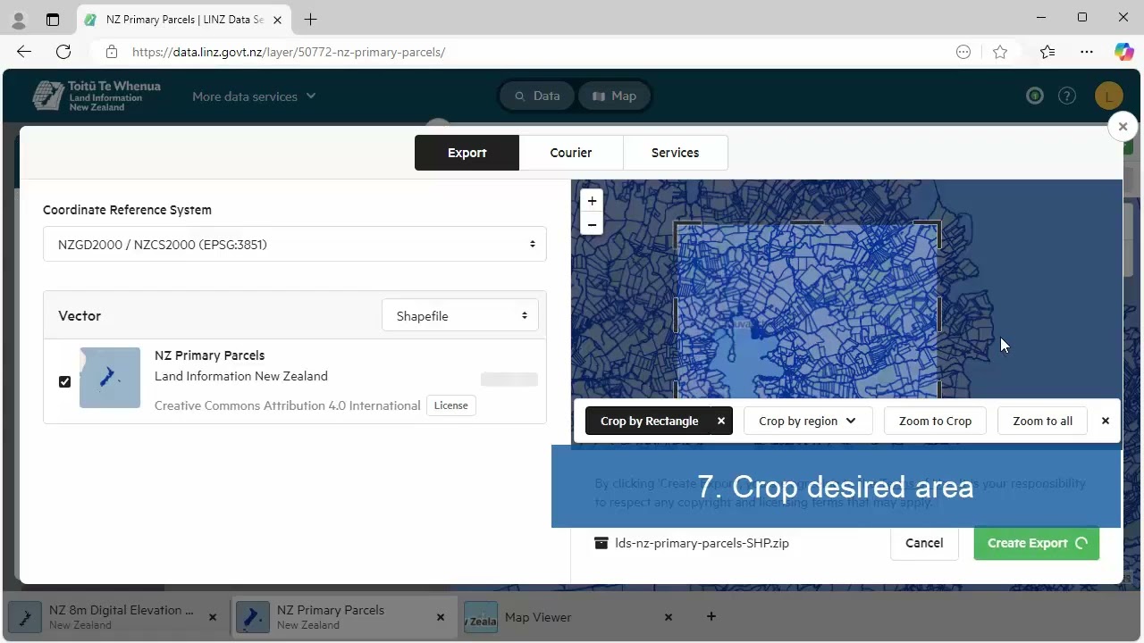 New Zealand Land Information in DWG
