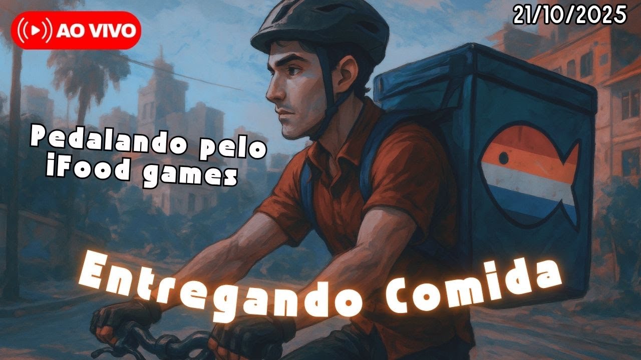 🔴AO VIVO | IRL ENTREGANDO COMIDA COM IFOOD 🤳 | 📍RIO DE JANEIRO/RJ
