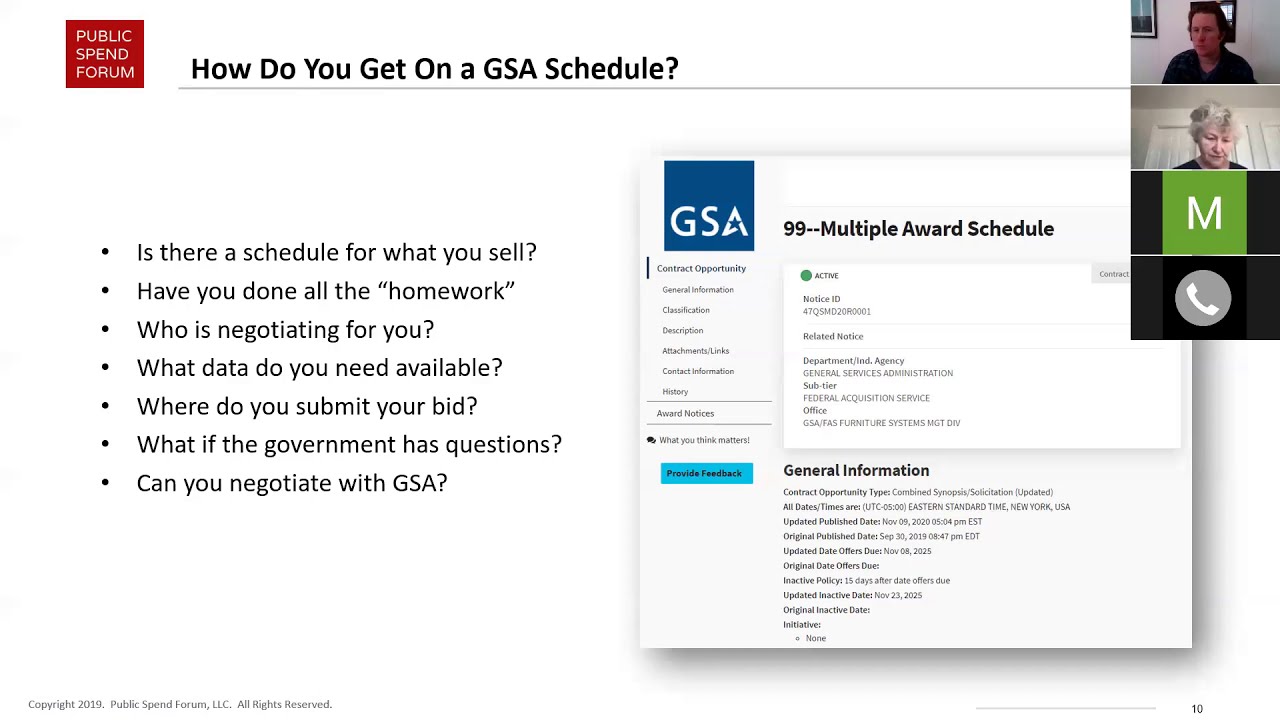 How to Get a GSA Schedule Contract