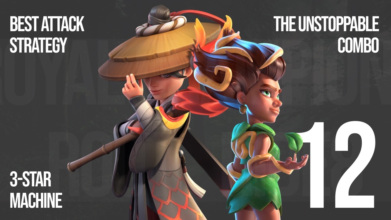 Clan War Battle #12: Root Rider Attack Strategy