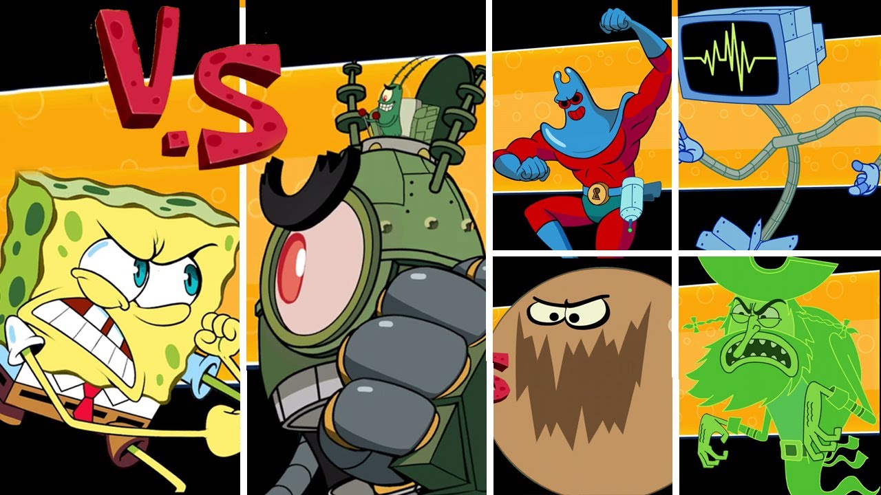 SpongeBob Patty Pursuit - All Boss - Part 7 - Gameplay Walkthrough Video (iOS)