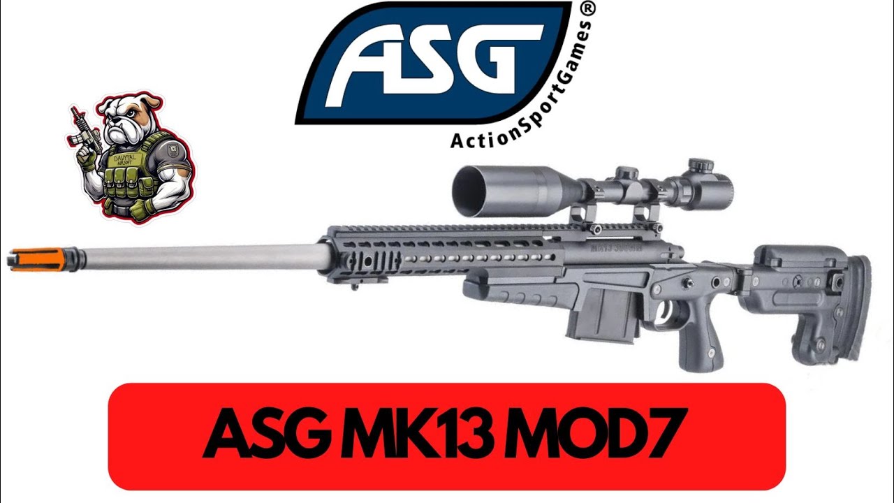 Review mk13 mod7 – Airsoft Sniper Rifle #42 AIRSOFT COLOMBIA