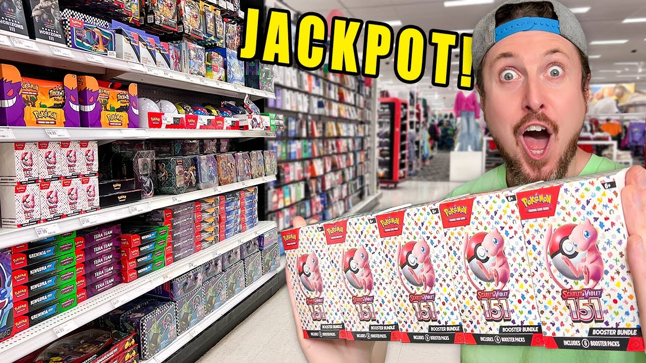 BIG 151 Pokemon Cards JACKPOT in Target, CHARIZARD PULL!