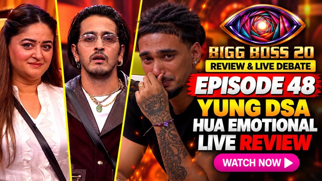 Bigg Boss 20 Full Episode 48 Review | YUNG GETS EMOTIONAL | Bigg Boss 20 Today Full Episode Debate
