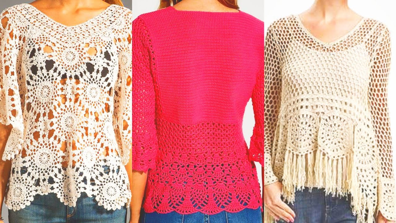 Best Crochet Ideas  Handmade Tunic/ Top & Blouse for Girls & women