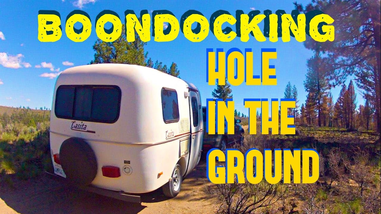 Boondocking at Hole in the Ground, Oregon