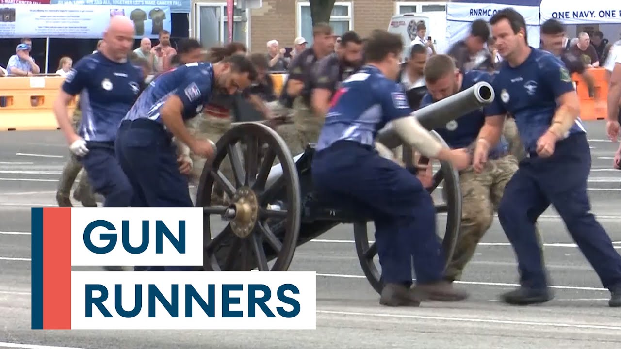 Exclusive Access: We go behind the scenes at the Royal Navy's Field Gun Competition