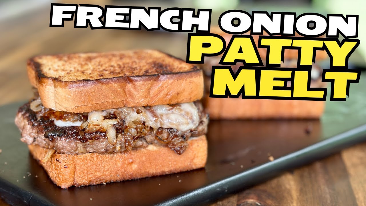 Combining TWO CLASSICS - The French Onion Burger and the Patty Melt - NEW Griddle Burger IDEA!