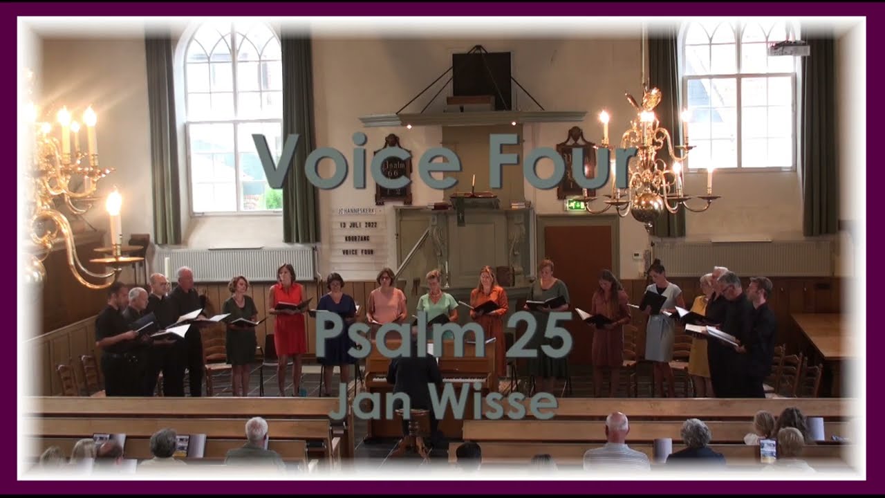 Voice Four zingt Psalm 25 van Jan Wisse
