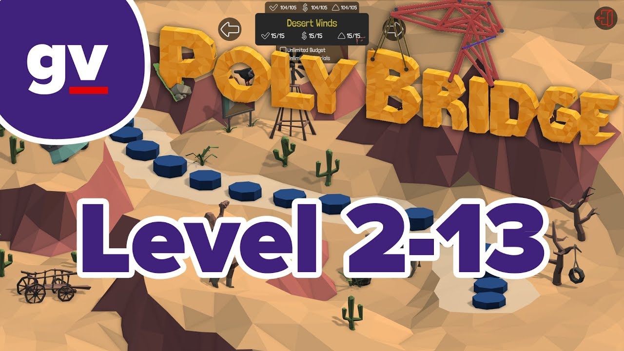 Poly Bridge 2-13: Schedule (Solution)