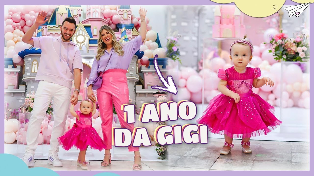 ANIVERSÁRIO DE 1 ANO DA GIGI + A PRINCESA QUE A DISNEY NÃO TEM