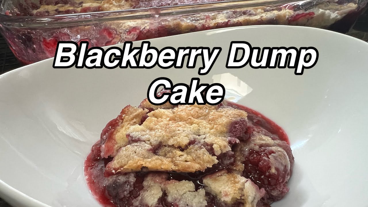 Blackberry Dump Cake Recipe /Twisted Mikes