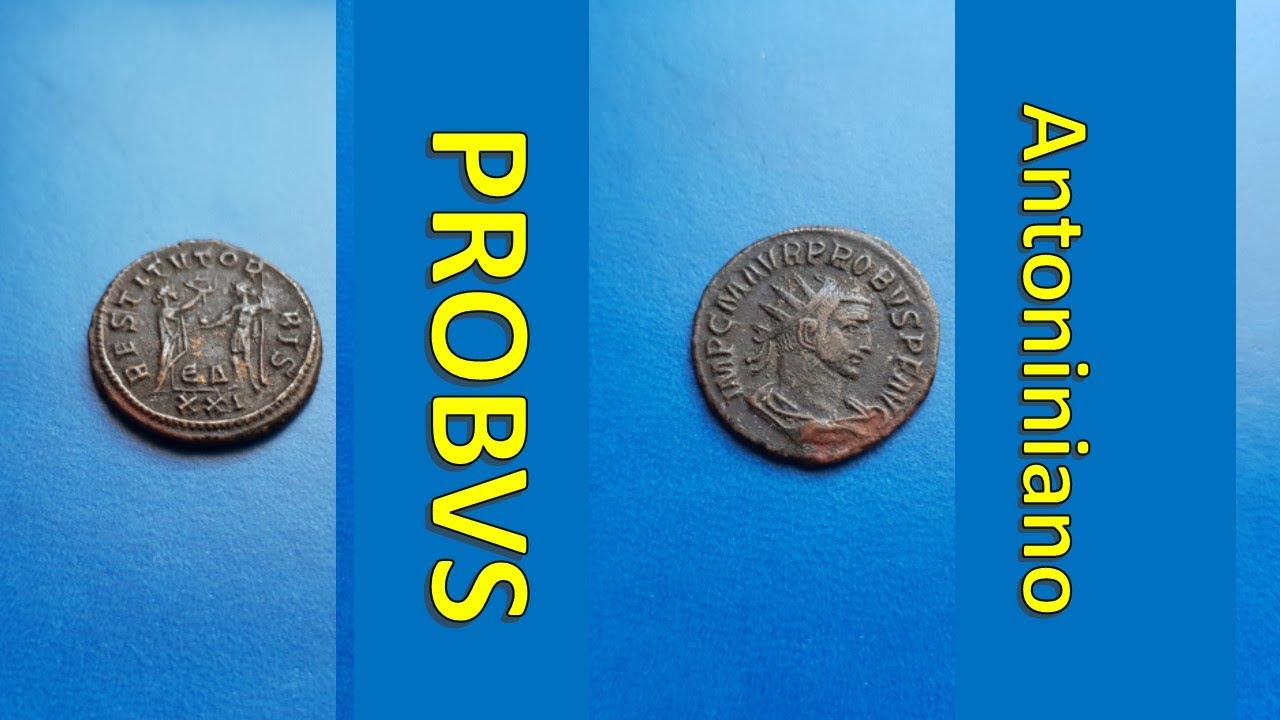 😍 Antigua moneda romana, Antoniniano de Probo. Acient roman coin, antoninianus probus