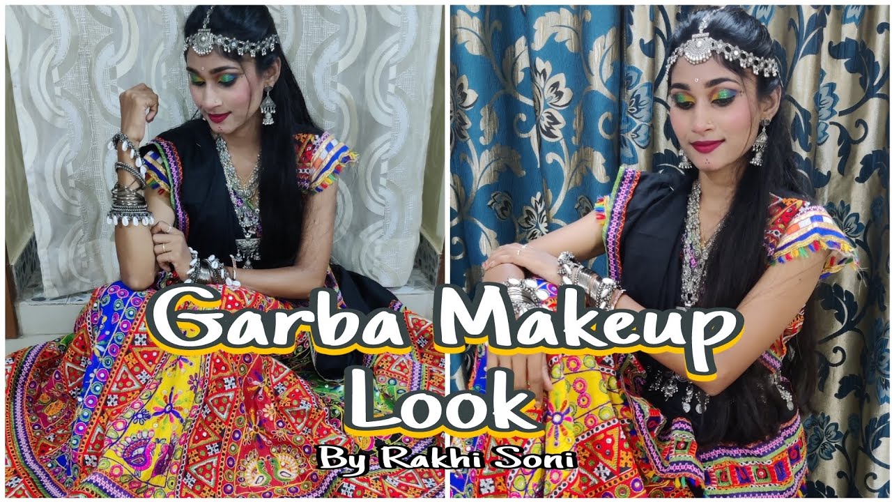 Garba Makeup Look | Gujrati makeup | Rakhi soni