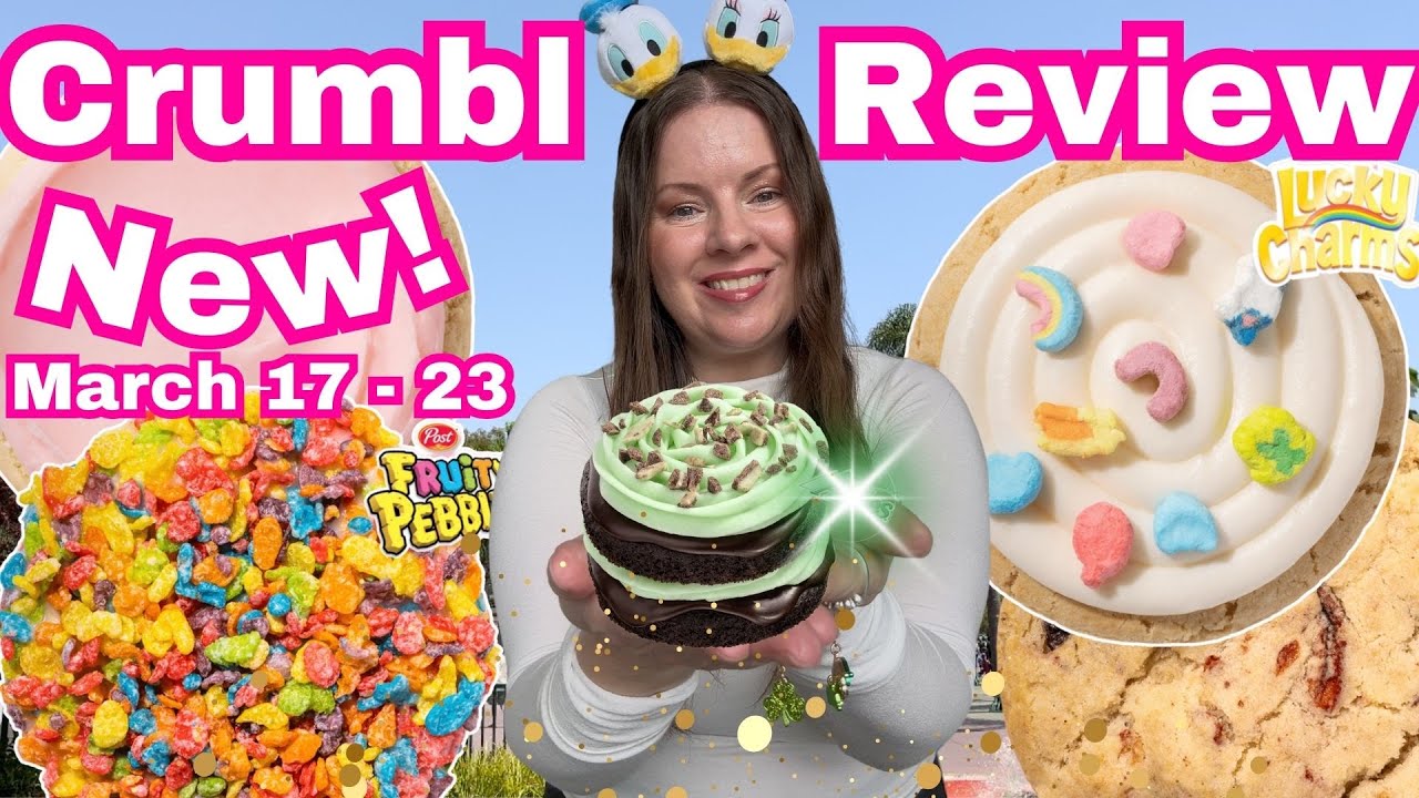 NEW🍀TRYING EVERY NEW CRUMBL FLAVOR THIS WEEK| Chocolate Mint Cake, Lucky Charms Mallow Creme & More
