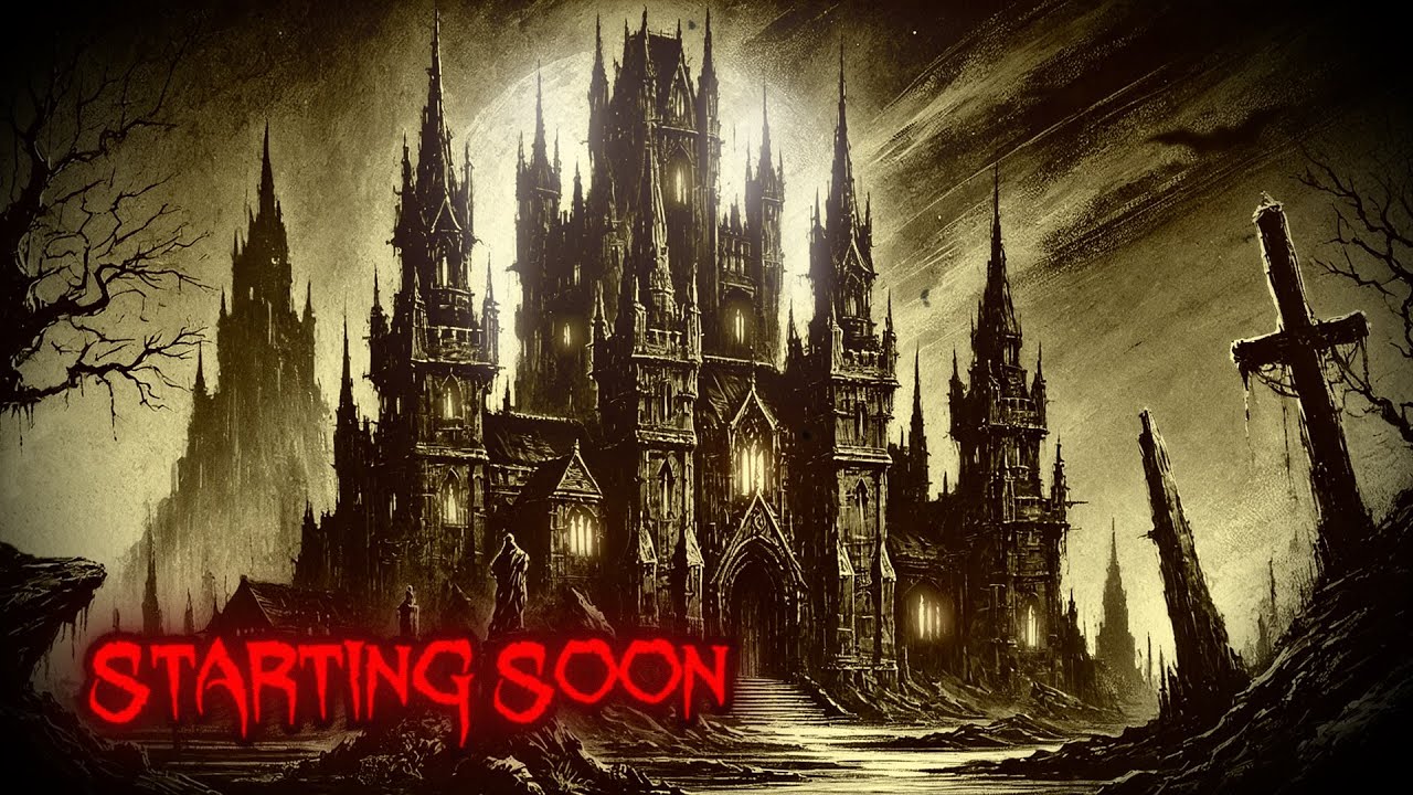Animated Gothic Twitch Overlay Package | Halloween OBS Stream Layout Pack