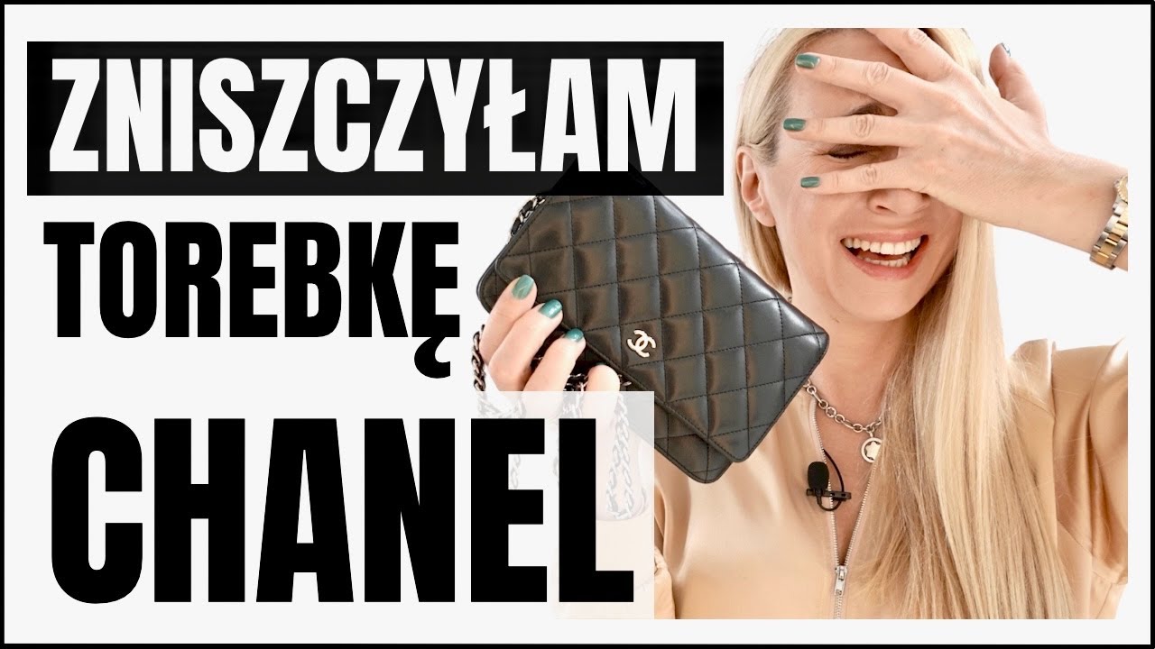 ZNISZCZONA TOREBKA CHANEL LAMBSKIN #torebkachanel #chanellambskin