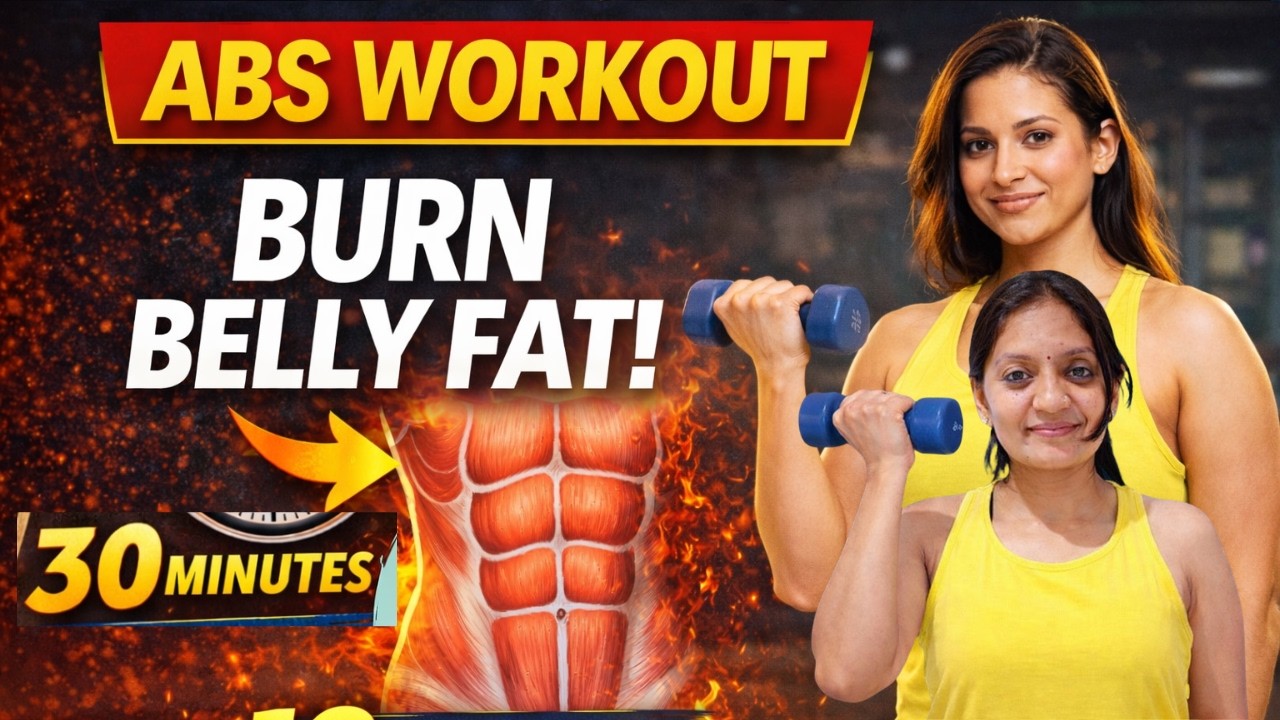 🔥 ABS Workout Kannada | 30 Minutes Daily Fat Burn | Home Workout Challenge