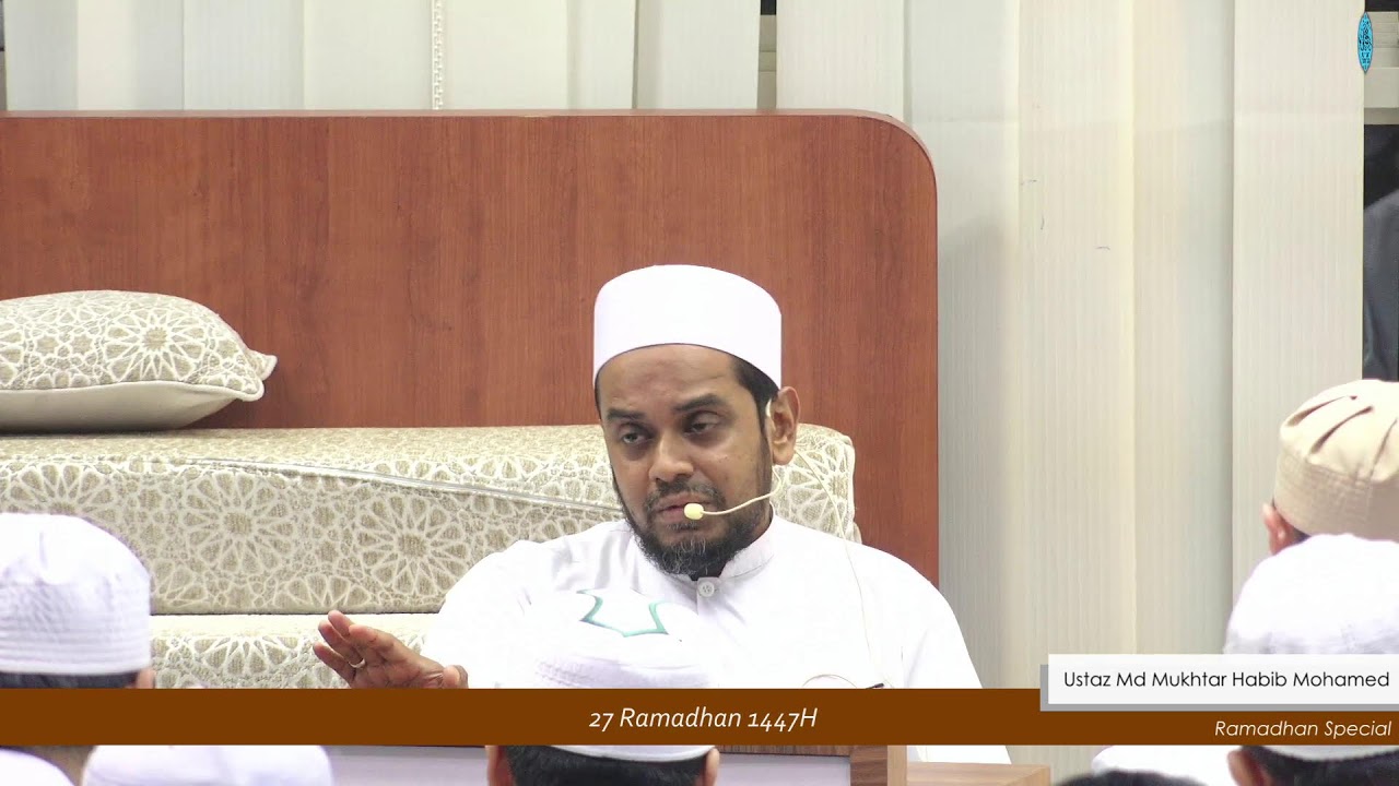 Tazkirah Terawih - 27 Ramadhan 1447H