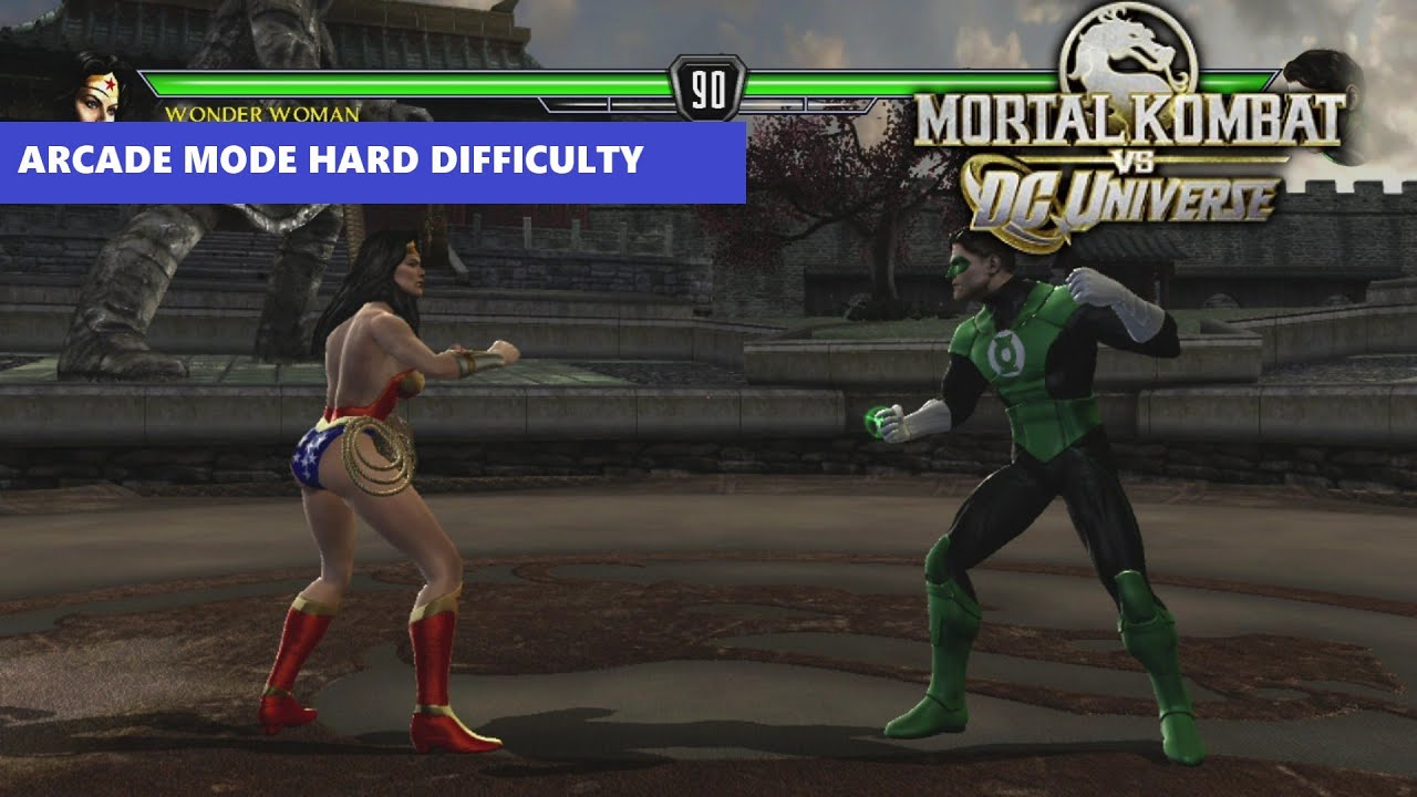 Wonder Woman’s Wrath: Mortal Kombat vs DC Universe Arcade Mode on Hard Difficulty