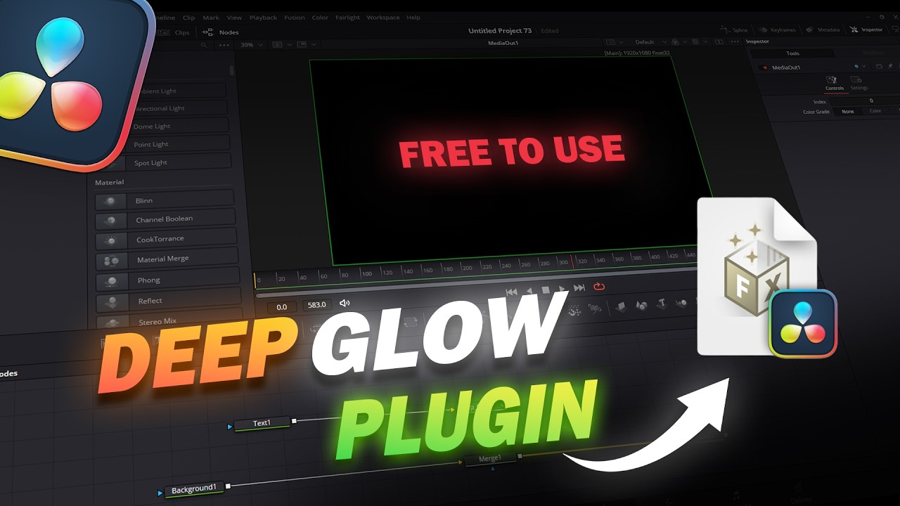 Deep Glow Plugin for DaVinci Resolve 🔥 (FREE) | After Effects Deep Glow Alternative