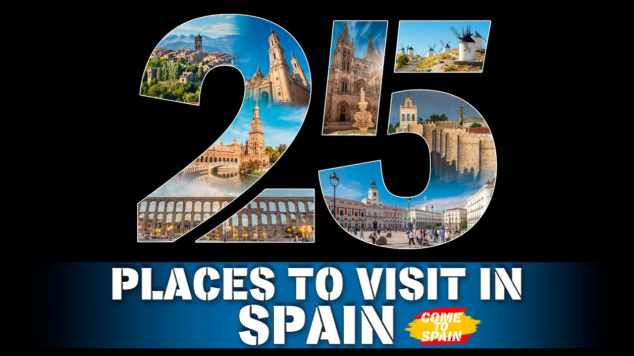 25 Stunning Places to Visit at least once in your lifetime in Spain | Spain Ultimate Travel Guide 4k