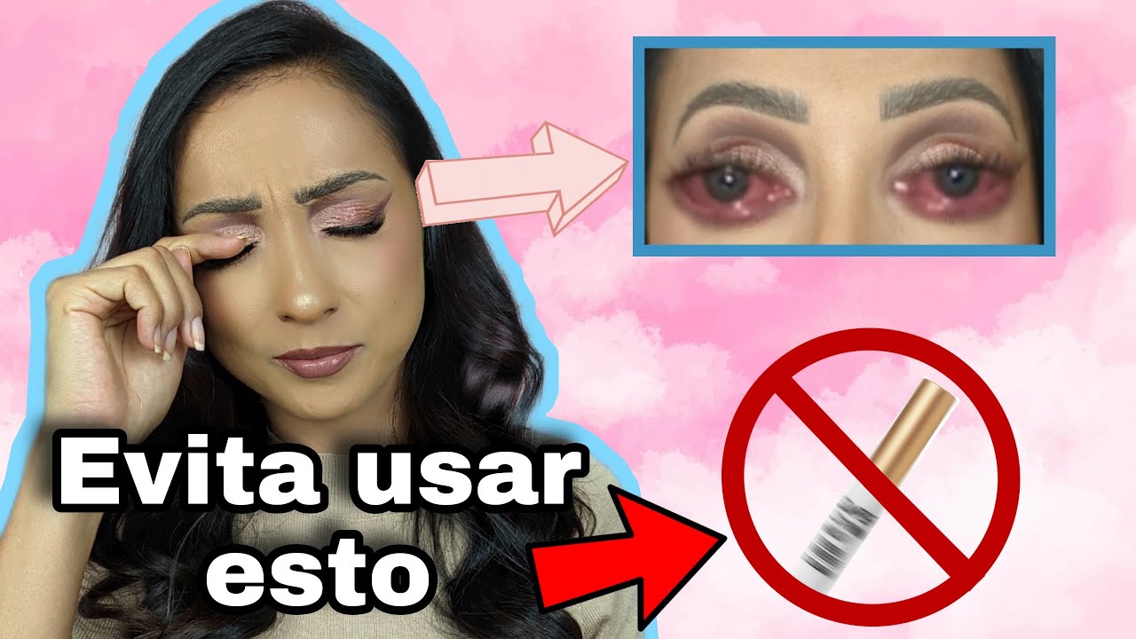 Por qué se me IRRITAN los ojos cuando uso pestañas | Ojos rojos ♥♥♥ Andy Lo