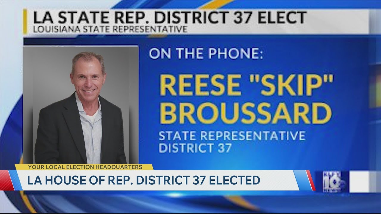 Reese Broussard fills vacant seat in special election for Louisiana House seat