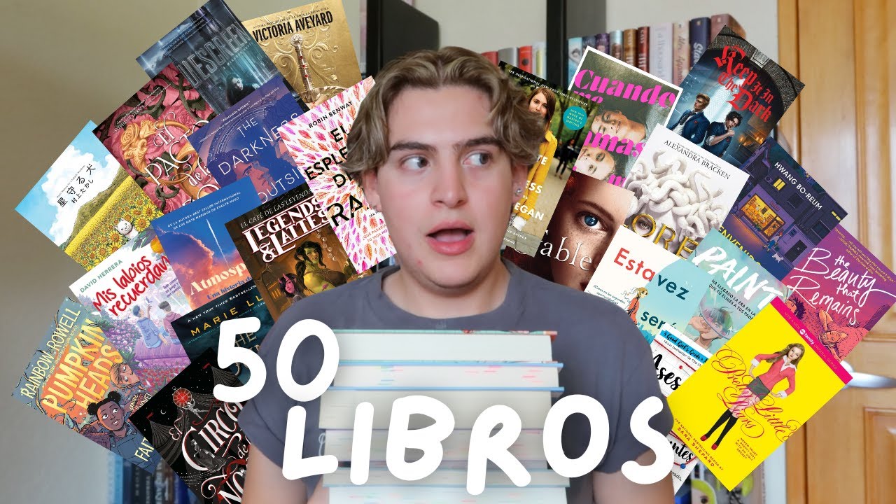 te recomiendo 50 libros diferentes para que siempre tengas algo que leer 📚