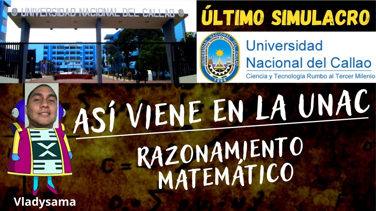 ✏️SOLUCIONARIO Examen de admisión UNAC Simulacro - Razonamiento Matemático 2023
