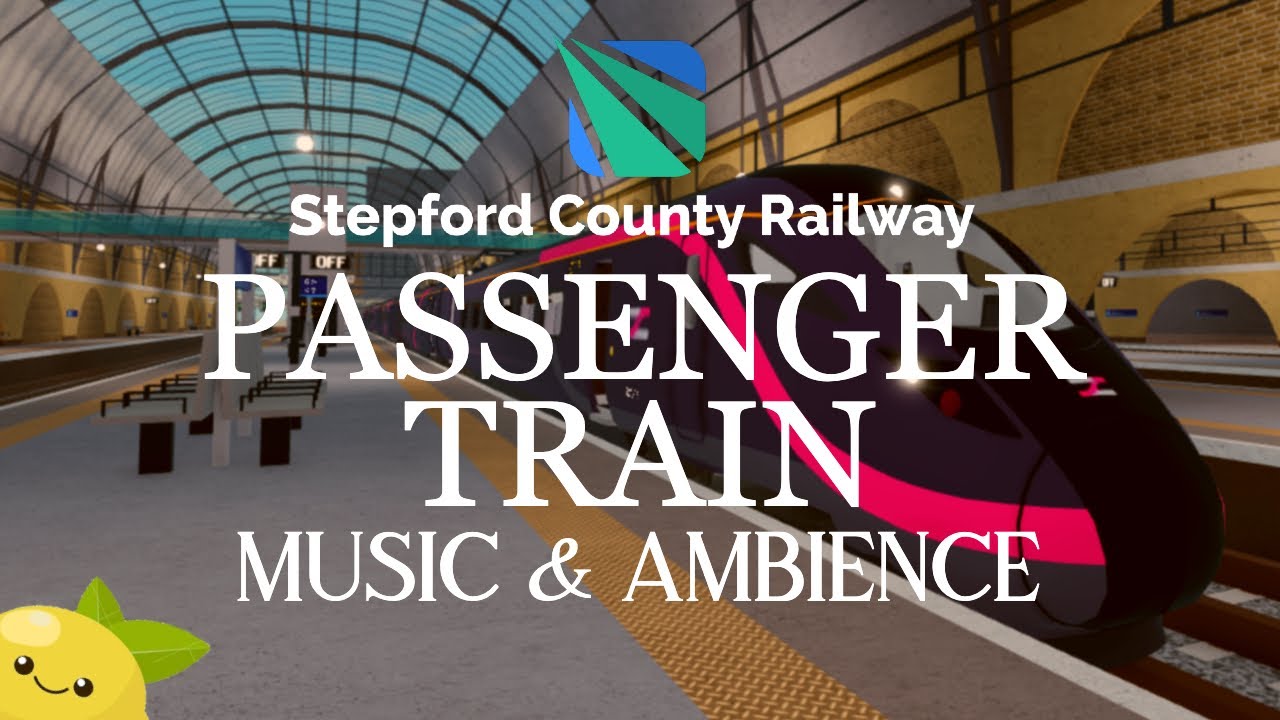 SCR Passenger Train Music & Ambience | Cabin Sounds and Announcements for Studying and Relaxation