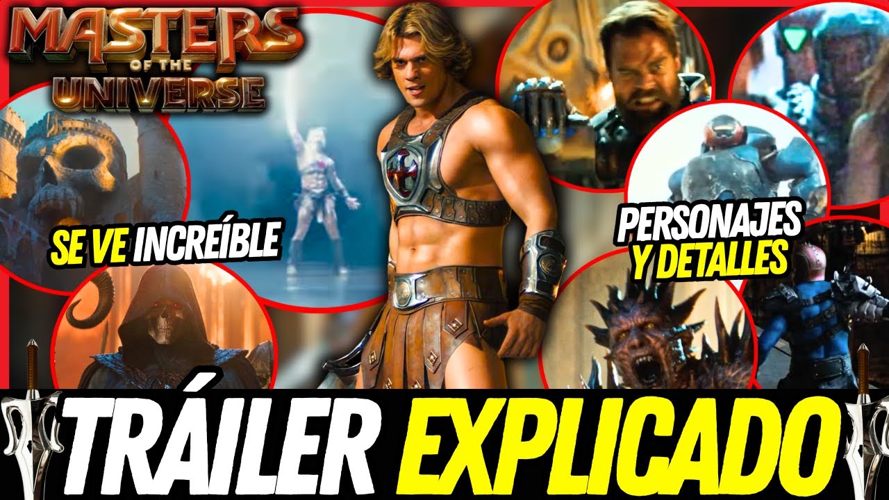 Diseccionando el TRÁILER de MASTERS del UNIVERSO 🔥 TODOS los Personajes, Referencias y Secretos
