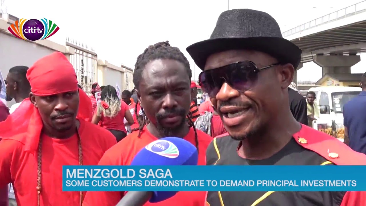 Menzgold  Customers demonstrate against company; Some call for arrest of NAM1