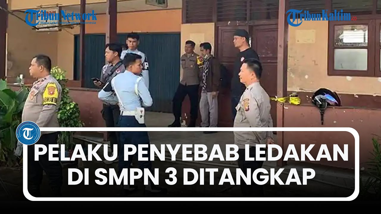 Pelaku Penyebab Ledakan di SMPN 3 Sungai Raya Kalbar Berhasil Ditangkap Polisi