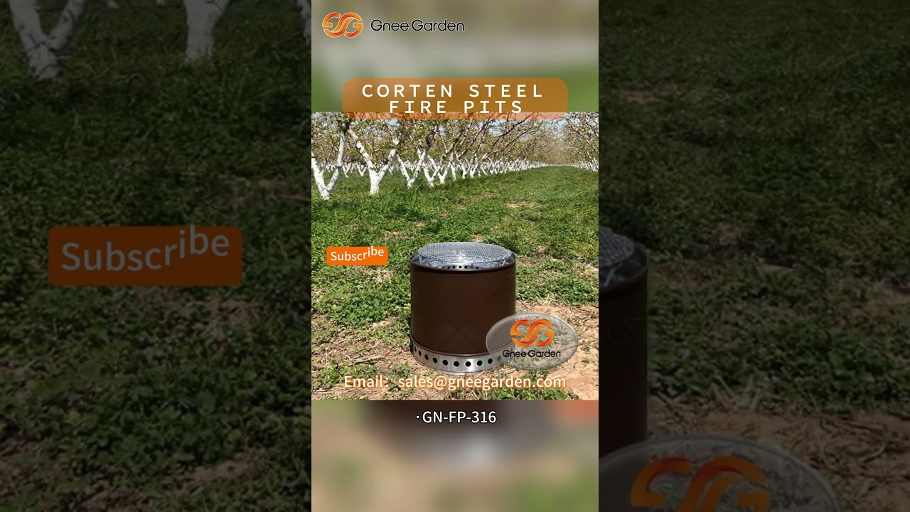 GNEE Corten Steel Fire Pit: Stunning Design & Durability Demo  
