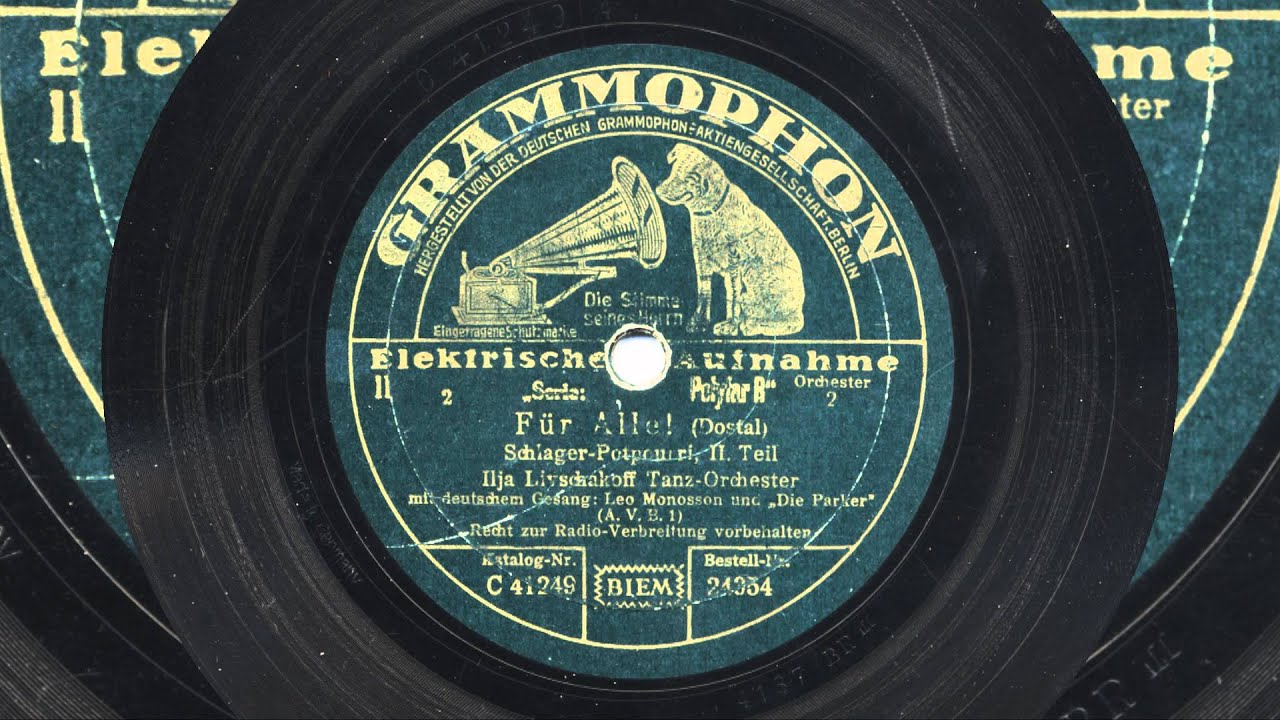 Ilja Livschakoff: Für Alle! (Leo Monosson, Die Parker, 1931)