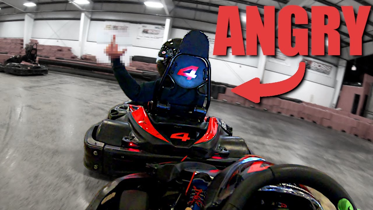 Tensions flare in the feature race | Go Karting at Boss Pro Karting League Night