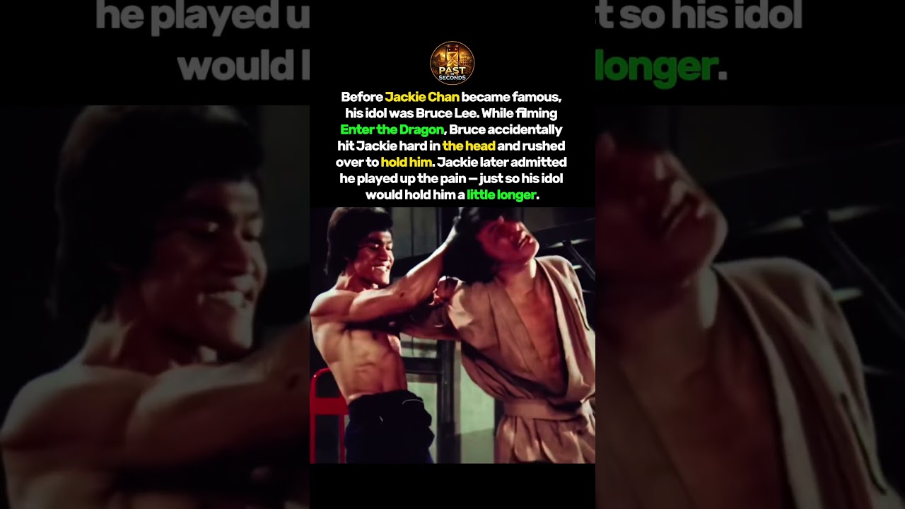 Jackie Chan Pretended to Be Hurt Just So Bruce Lee Would Hold Him