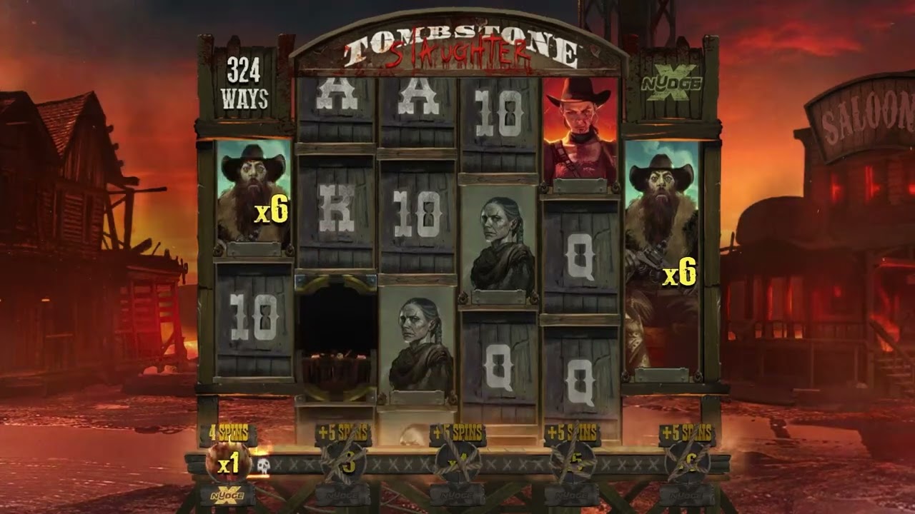 Watch Tombstone Slaughter bonus Slaughter Spins video