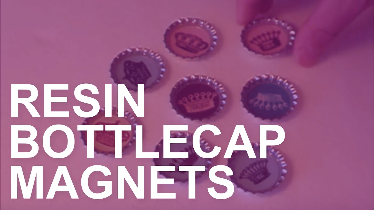How to Make a Resin Bottle Cap Magnet or Pendant