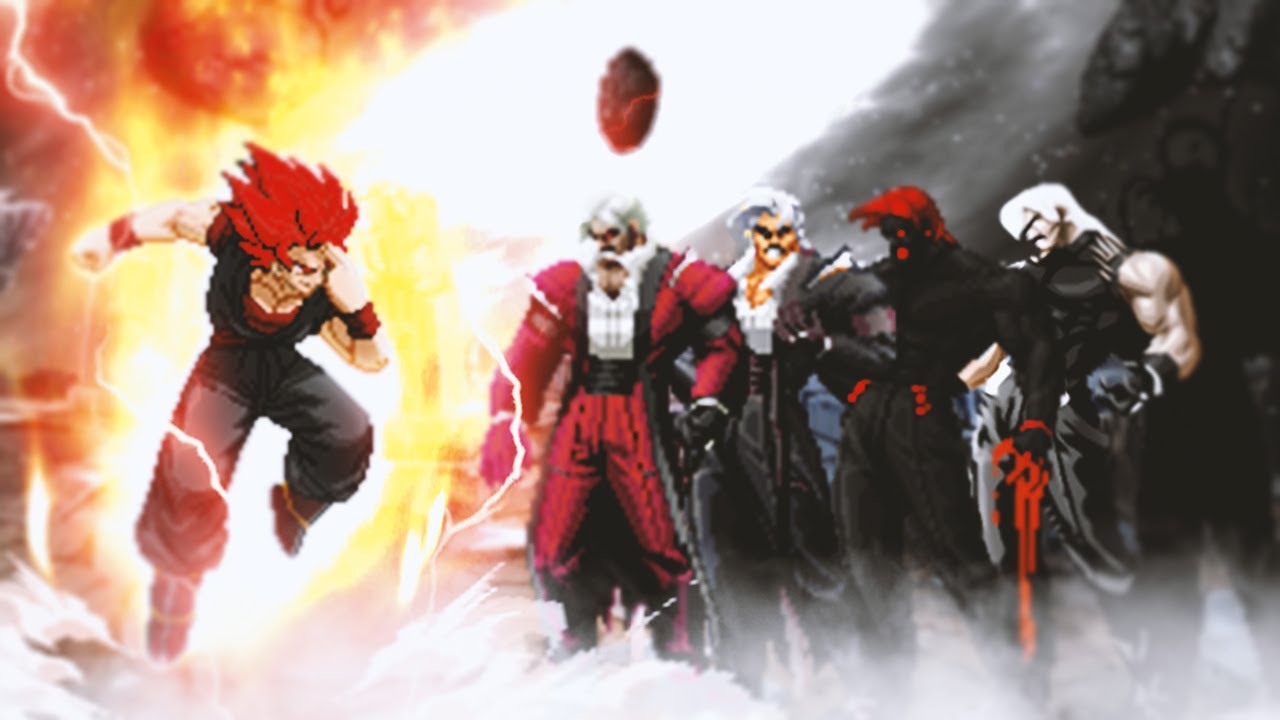 Dragon Ball x KOF MUGEN. Evil Goku vs Team Rugal. Class Classification! Epic Battle!
