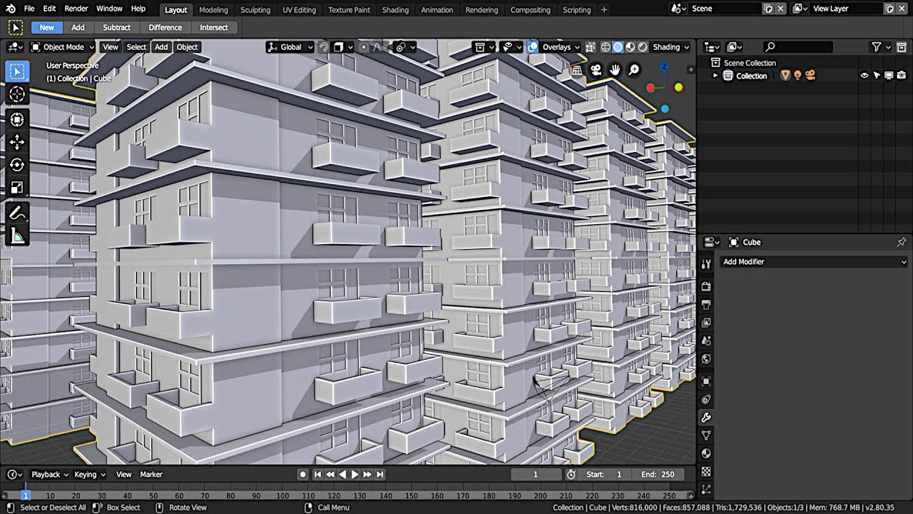 Blender 2.80Beta  Apt.Blokları (Kısayolları açıklıyorum!)