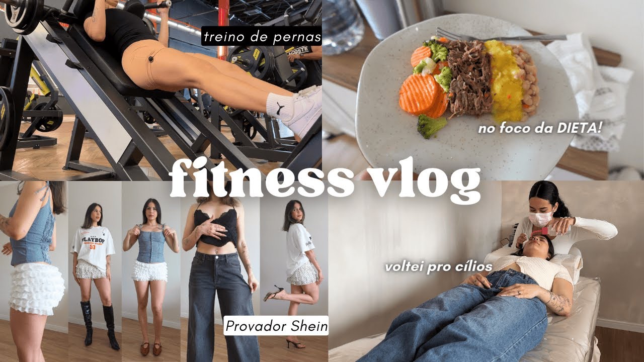 mini projeto para MUDAR o corpo, adoção, treino de pernas, marmitas da dieta e looks Shein