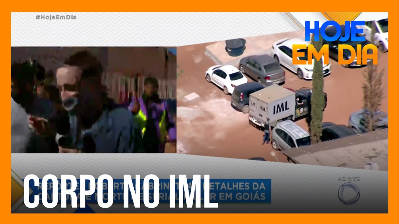 Corpo de Lázaro Barbosa é levado para o IML de Luziânia (GO)